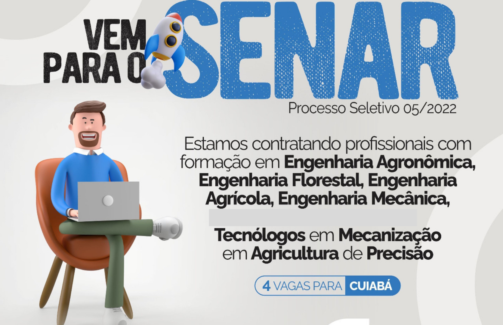 Processo Seletivo Senar Crea Mt